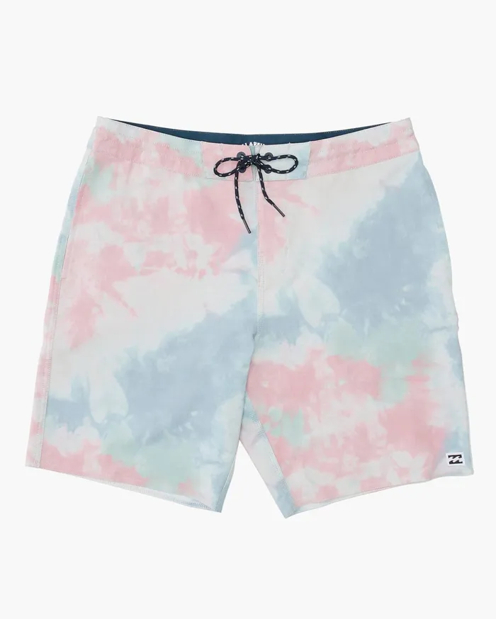 Billabong Sundays Lo Tide Boardshorts 19quot Mist Men Printed Boardshorts