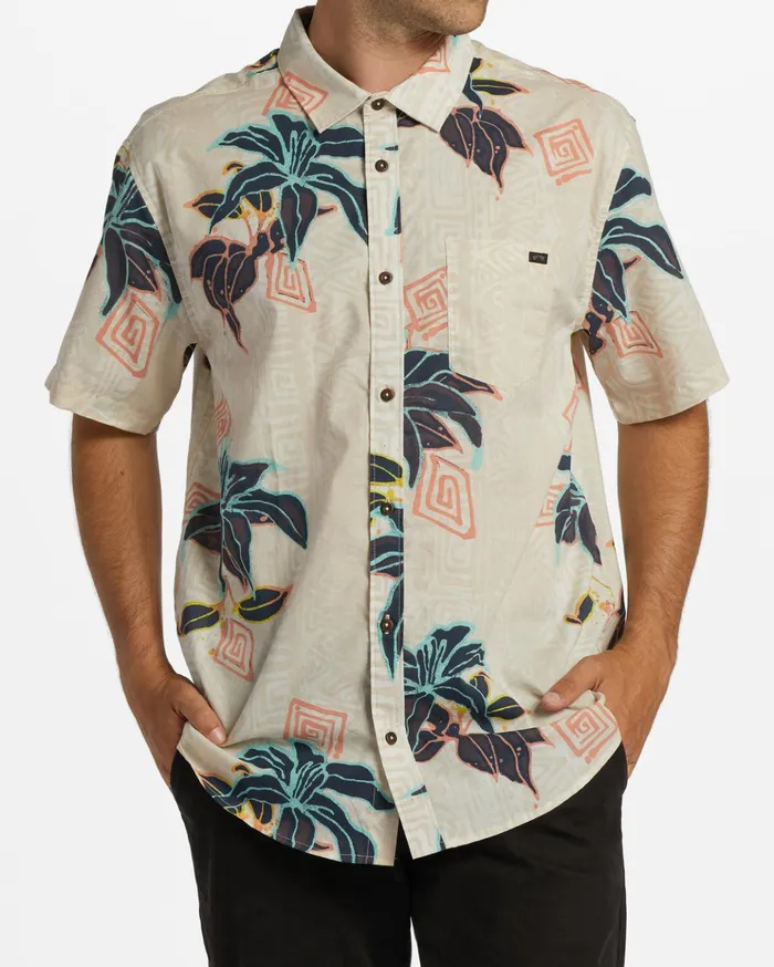 Billabong Sundays Short Sleeve Shirt Bone Men Shirts