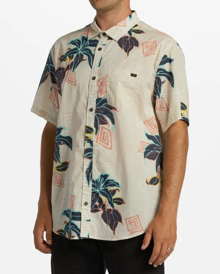 Billabong Sundays Short Sleeve Shirt Bone Men Shirts Billabong Sundays Short Sleeve Shirt Bone Men Shirts