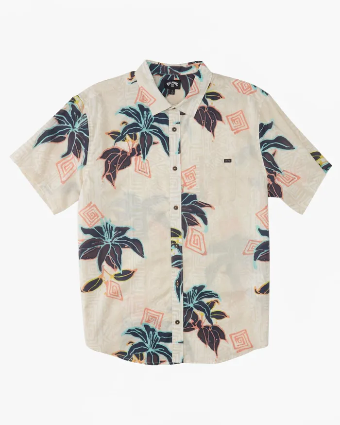 Billabong Sundays Short Sleeve Shirt Bone Men Shirts Billabong Sundays Short Sleeve Shirt Bone Men Shirts