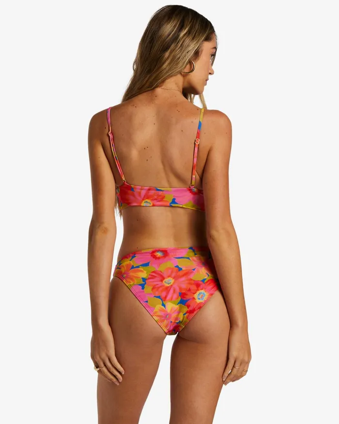 Billabong Sunny Coast V Neck Cami Bikini Top Multi Women Bikinis