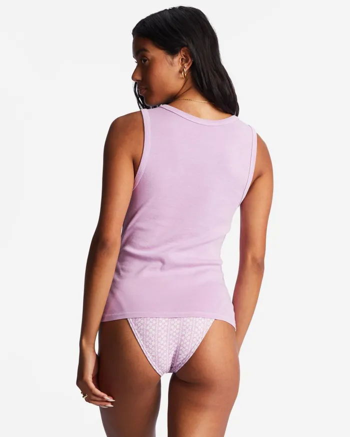 Billabong Sunny Days Tank Top Lilac Dream Women Graphic Tees and Tanks Billabong Sunny Days Tank Top Lilac Dream Women Graphic Tees and Tanks