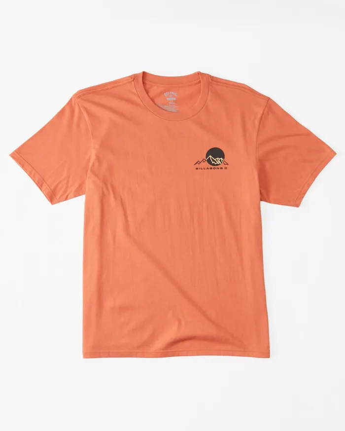Billabong Sunset Organic TShirt Coral Men TShirts Billabong Sunset Organic TShirt Coral Men TShirts