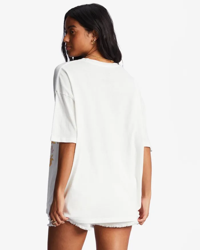 Billabong Sunshine Dream Oversized TShirt Salt Crystal Women Graphic Tees and Tanks Billabong Sunshine Dream Oversized TShirt Salt Crystal Women Graphic Tees and Tanks