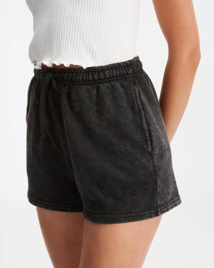 Billabong Surf Classic 3 Sweatshorts Off Black Women Shorts Billabong Surf Classic 3 Sweatshorts Off Black Women Shorts