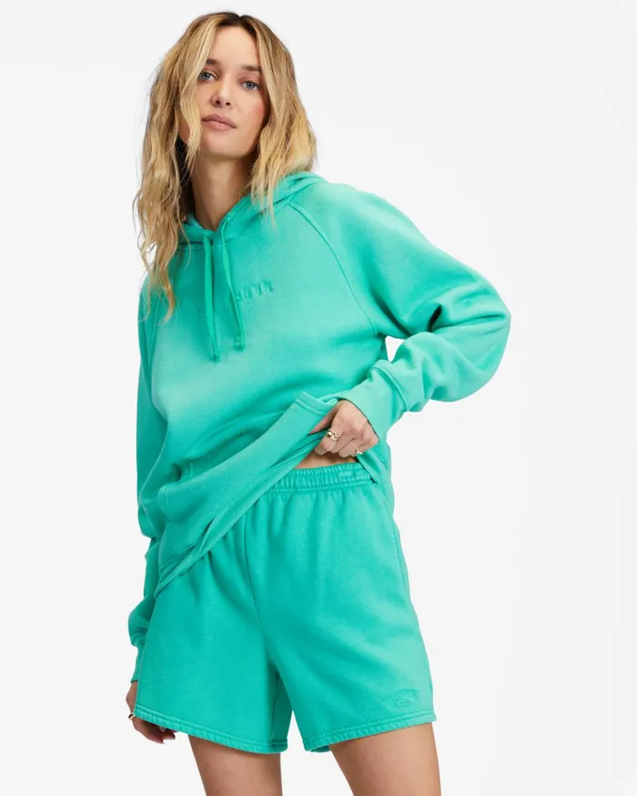 Billabong Surf Classic 5 HighWaist Sweatshorts Tropical Green Women Shorts Billabong Surf Classic 5 HighWaist Sweatshorts Tropical Green Women Shorts