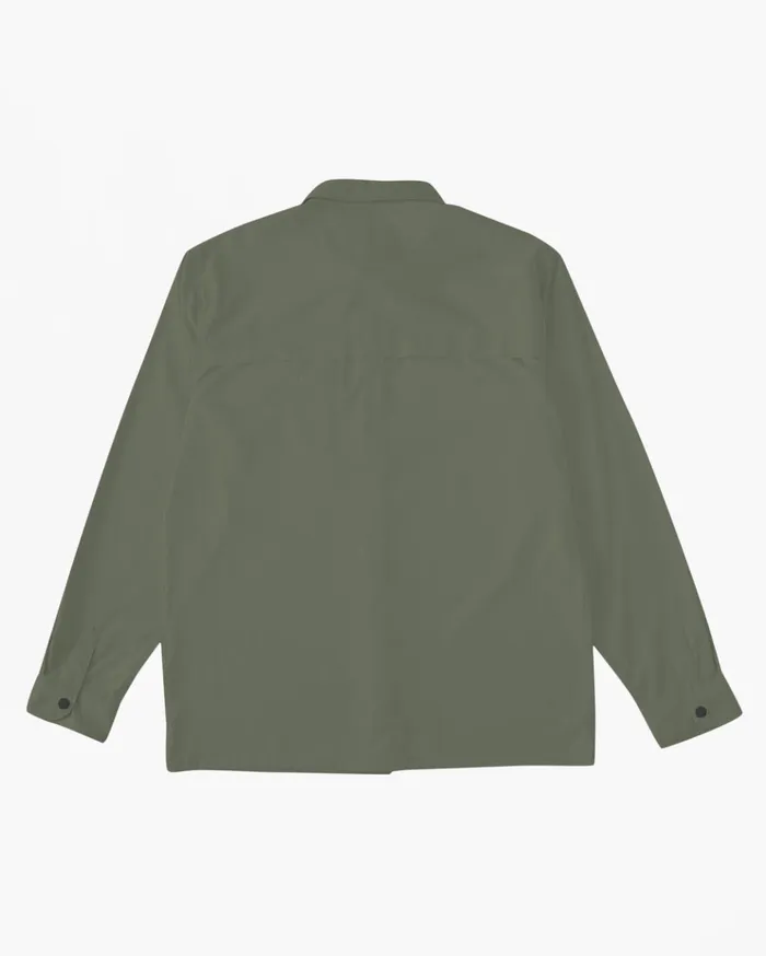 Billabong Surftrek Tech Long Sleeve Shirt Military Men Shirts Billabong Surftrek Tech Long Sleeve Shirt Military Men Shirts