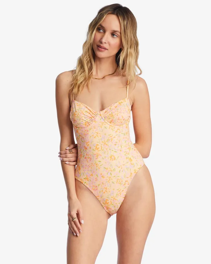 Billabong Sweet Oasis OnePiece Swimsuit Washed Nectar Women One Pieces Billabong Sweet Oasis OnePiece Swimsuit Washed Nectar Women One Pieces