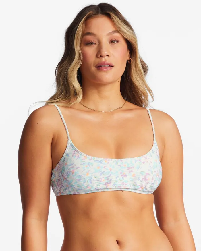 Billabong Sweet Oasis Tanlines Crop Bikini Top Salt Crystal Women Bikinis Billabong Sweet Oasis Tanlines Crop Bikini Top Salt Crystal Women Bikinis