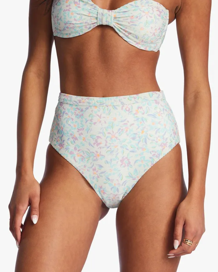 Billabong Sweet Oasis Tanlines High Retro Bikini Bottoms Salt Crystal Women Bikinis Billabong Sweet Oasis Tanlines High Retro Bikini Bottoms Salt Crystal Women Bikinis