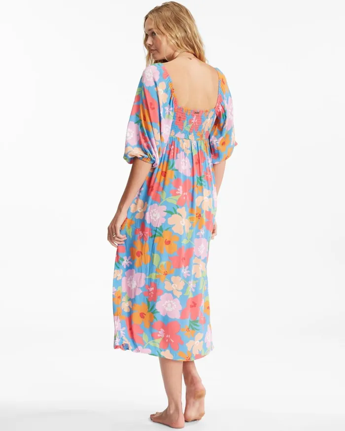 Billabong Swept Away Midi Dress Multi Women Dresses Billabong Swept Away Midi Dress Multi Women Dresses