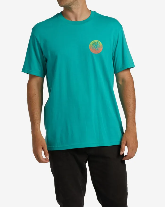 Billabong Swivel TShirt Deep Teal Men TShirts
