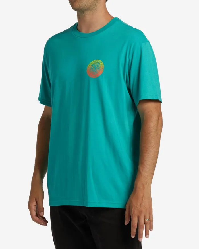 Billabong Swivel TShirt Deep Teal Men TShirts Billabong Swivel TShirt Deep Teal Men TShirts