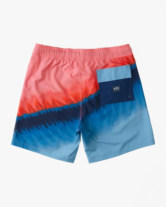 Billabong T Street Layback Boardshorts 17quot Coral Men Elastic Waist Boardshorts Billabong T Street Layback Boardshorts 17quot Coral Men Elastic Waist Boardshorts