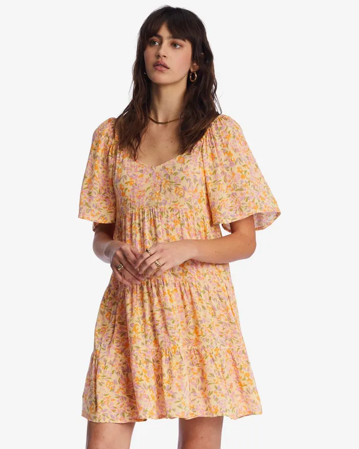 Billabong Take A Chance Babydoll Dress Peach Punch Women Dresses Billabong Take A Chance Babydoll Dress Peach Punch Women Dresses