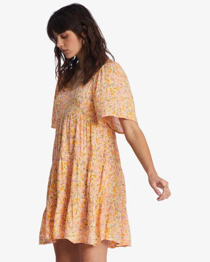 Billabong Take A Chance Babydoll Dress Peach Punch Women Dresses Billabong Take A Chance Babydoll Dress Peach Punch Women Dresses