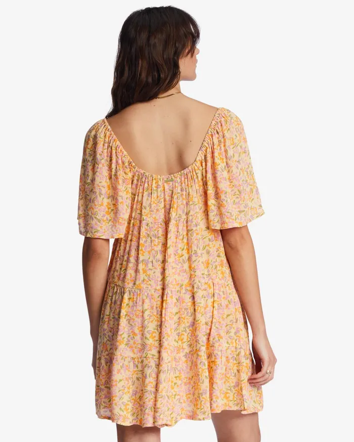 Billabong Take A Chance Babydoll Dress Peach Punch Women Dresses Billabong Take A Chance Babydoll Dress Peach Punch Women Dresses