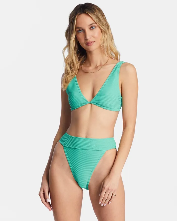 Billabong Tanlines Ava Tank Bikini Top Sweet Grass Women Bikini Tops