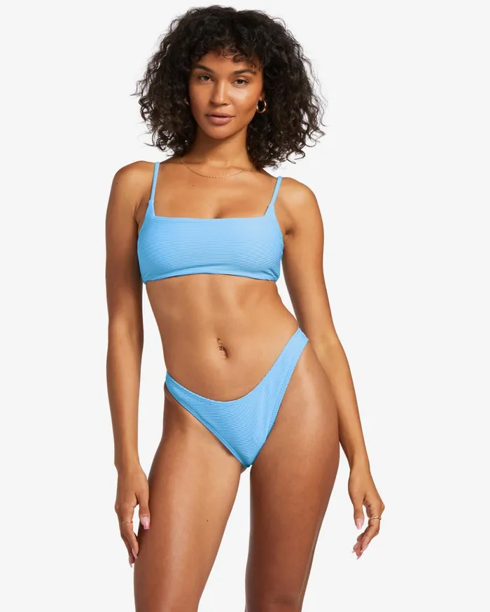 Billabong Tanlines Hike Bikini Bottoms Summer Sky Women Solid Swimwear Billabong Tanlines Hike Bikini Bottoms Summer Sky Women Solid Swimwear