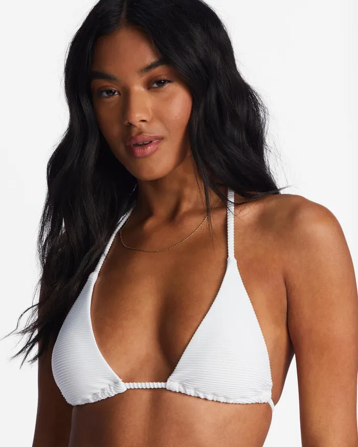 Billabong Tanlines Multi Triangle Bikini Top White Women Bikinis Billabong Tanlines Multi Triangle Bikini Top White Women Bikinis