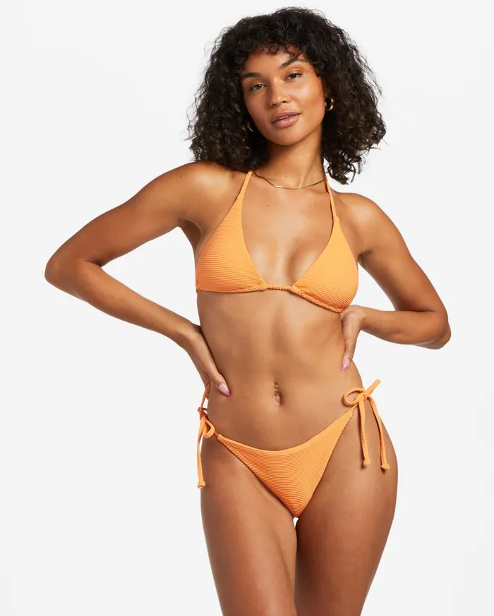 Billabong Tanlines Tie Side Tanga Bikini Bottoms Orange Peel Women Bikinis Billabong Tanlines Tie Side Tanga Bikini Bottoms Orange Peel Women Bikinis