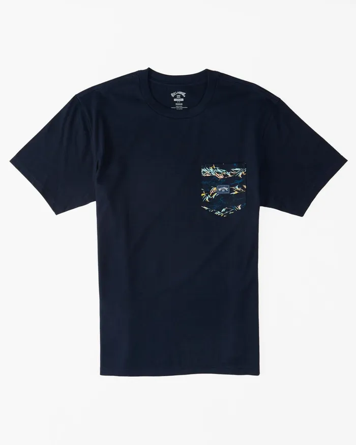 Billabong Team Pocket Pocket TShirt Navy Men TShirts Billabong Team Pocket Pocket TShirt Navy Men TShirts