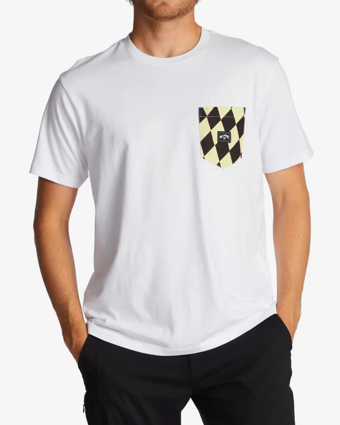 Billabong Team Pocket Pocket TShirt White Men TShirts