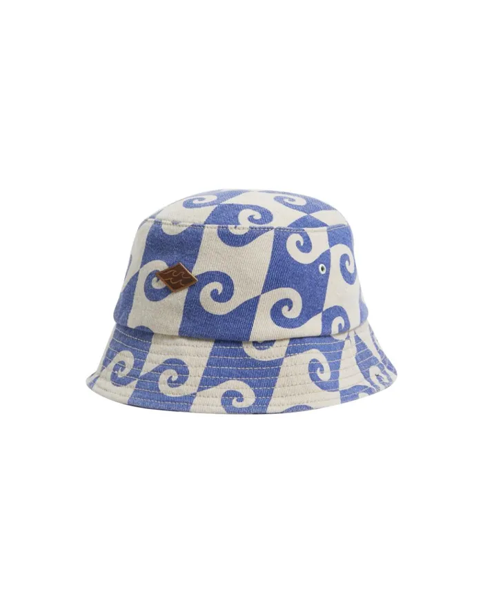 Billabong The Curl Bucket Hat Blue Women Hats and Beanies Billabong The Curl Bucket Hat Blue Women Hats and Beanies