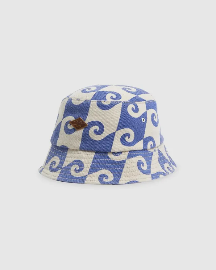 Billabong The Curl Bucket Hat Blue Women Hats and Beanies Billabong The Curl Bucket Hat Blue Women Hats and Beanies