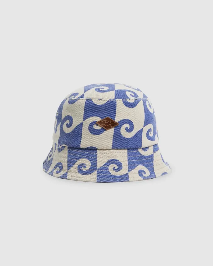 Billabong The Curl Bucket Hat Blue Women Hats and Beanies Billabong The Curl Bucket Hat Blue Women Hats and Beanies