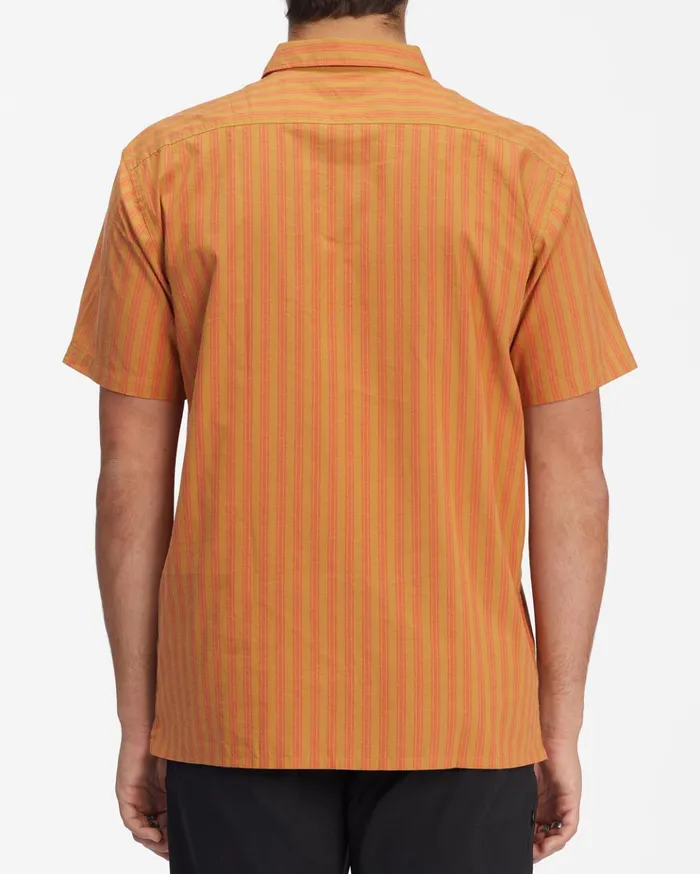 Billabong The Simpsons Duff Delivery Short Sleeve Shirt Red Men Shirts