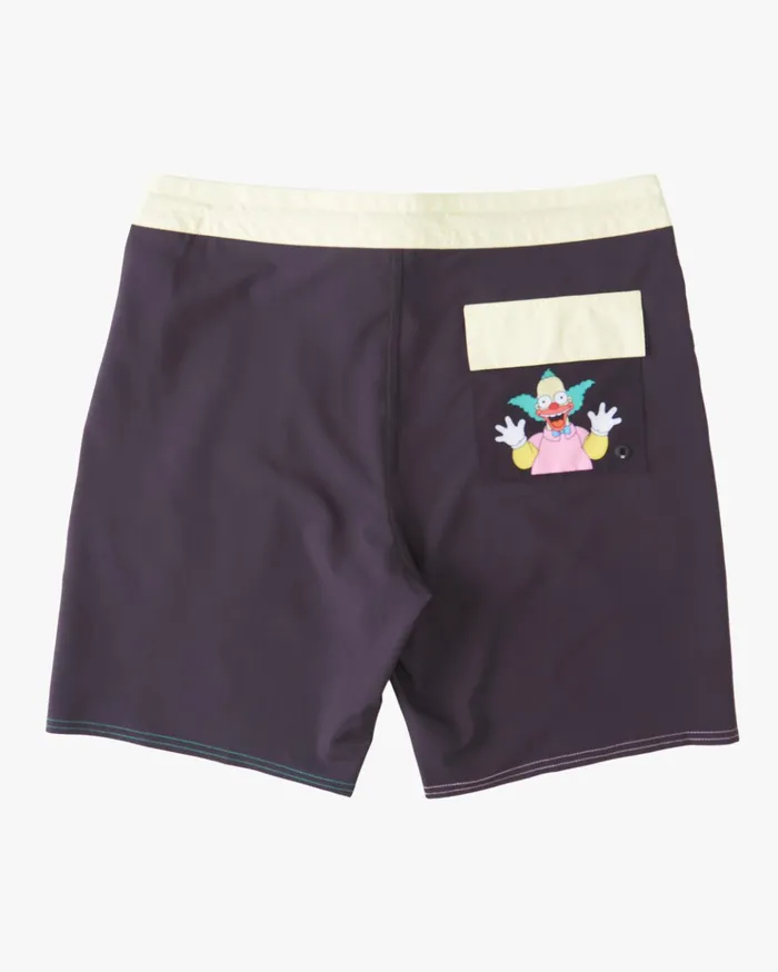Billabong The Simpsons Krusty Lo Tide Boardshorts 19quot Black Men Side Pockets
