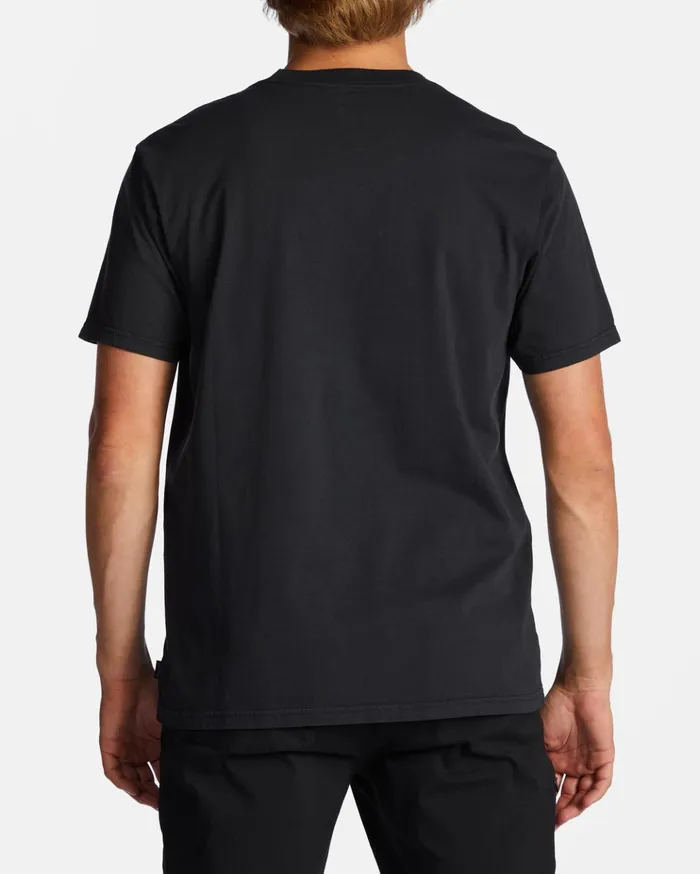 Billabong Theme Diamond TShirt Washed Black Men TShirts Billabong Theme Diamond TShirt Washed Black Men TShirts
