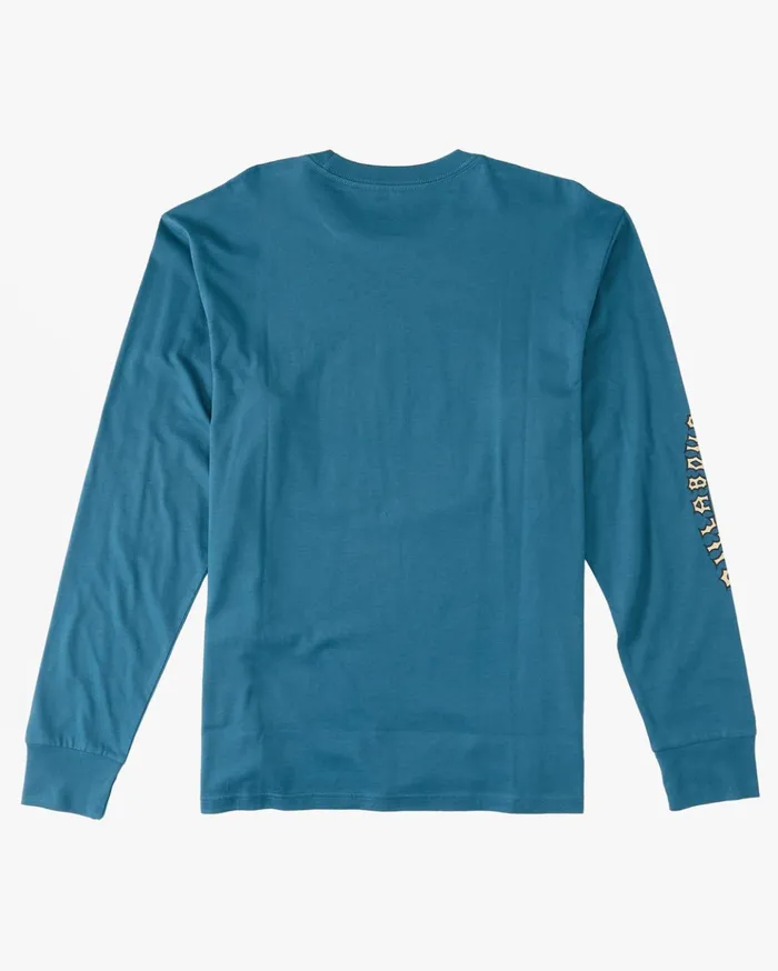 Billabong Throw Back Long Sleeve TShirt Blue Lagoon Men TShirts Billabong Throw Back Long Sleeve TShirt Blue Lagoon Men TShirts