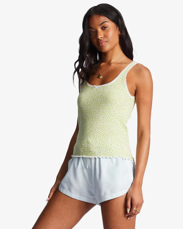 Billabong Till Dawn Tank Top Moss Meadow Women Tops Billabong Till Dawn Tank Top Moss Meadow Women Tops