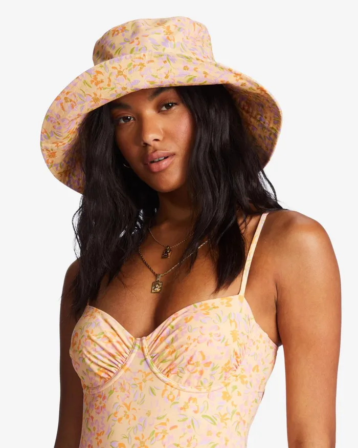 Billabong Time To Shine Bucket Hat Washed Nectar Women Hats and Beanies