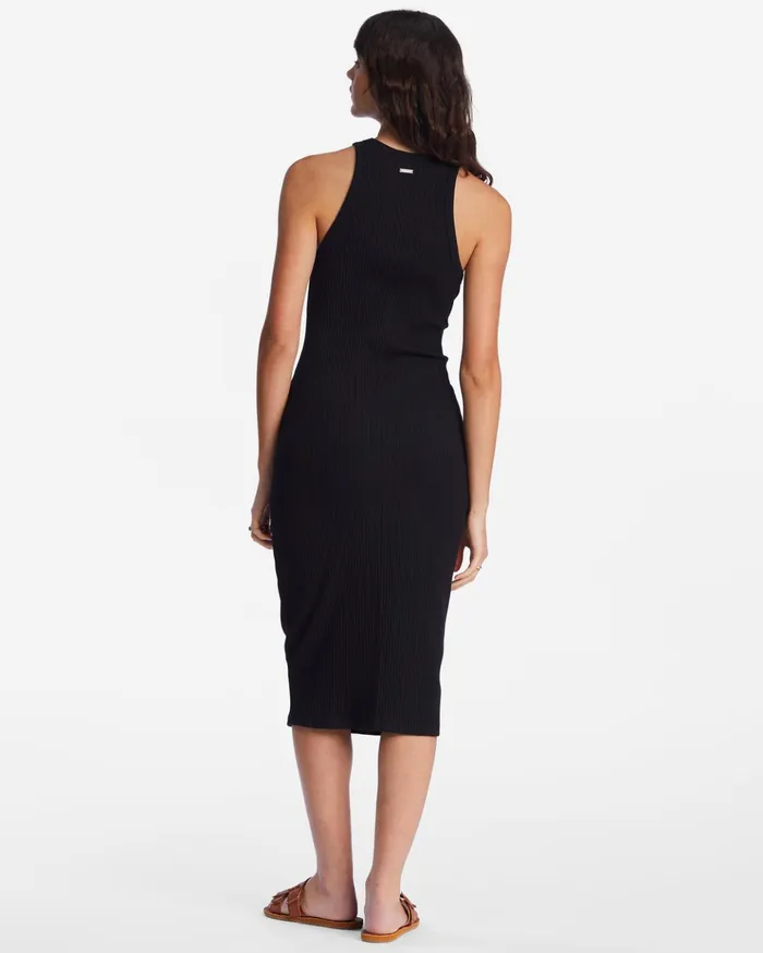Billabong Tomboy Tank Midi Dress Black Pebble Women Dresses Billabong Tomboy Tank Midi Dress Black Pebble Women Dresses