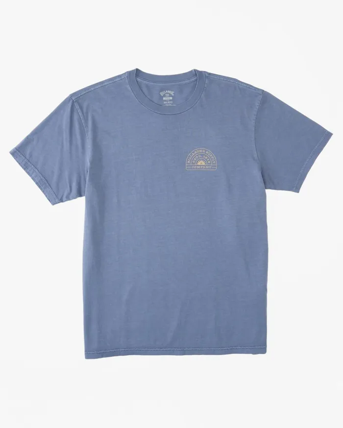 Billabong Trademark Wave Washed Short Sleeve TShirt Dusty Blue Men TShirts Billabong Trademark Wave Washed Short Sleeve TShirt Dusty Blue Men TShirts