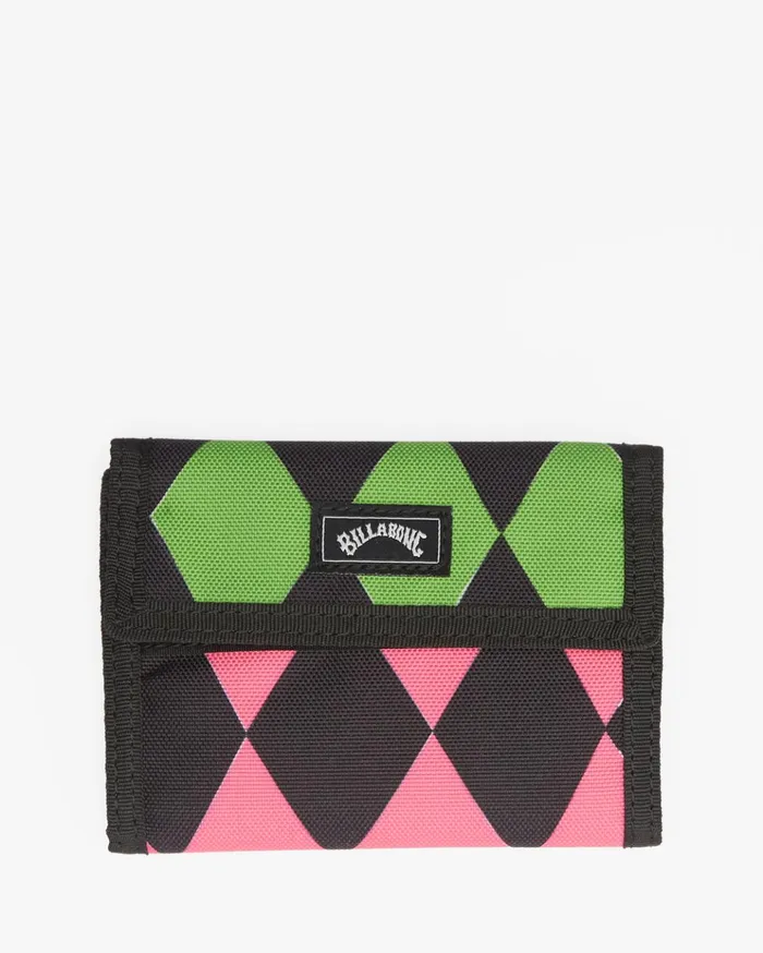 Billabong Tribong Lite TriFold Wallet Neon Green Men Wallets