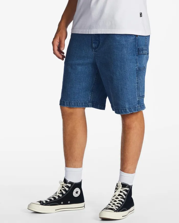 Billabong Union Jean Carpenter Shorts Ocean Wash Men Shorts Billabong Union Jean Carpenter Shorts Ocean Wash Men Shorts