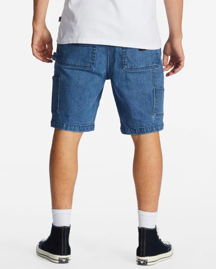 Billabong Union Jean Carpenter Shorts Ocean Wash Men Shorts Billabong Union Jean Carpenter Shorts Ocean Wash Men Shorts