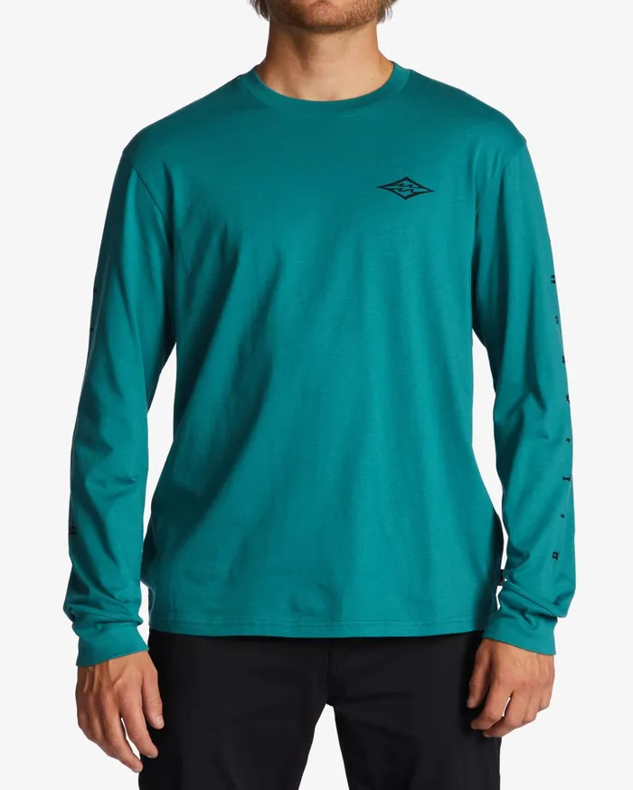 Billabong Unity Long Sleeve TShirt Teal Men TShirts