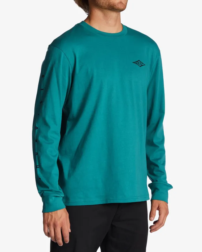 Billabong Unity Long Sleeve TShirt Teal Men TShirts Billabong Unity Long Sleeve TShirt Teal Men TShirts