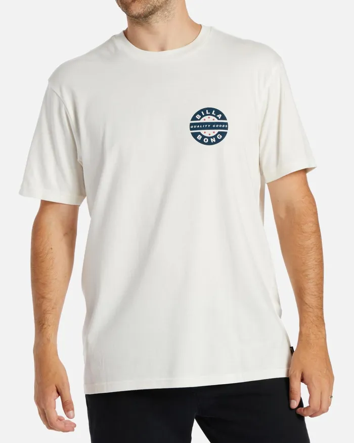 Billabong Vintage Rotor TShirt Off White Men TShirts