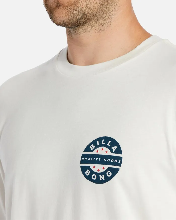 Billabong Vintage Rotor TShirt Off White Men TShirts Billabong Vintage Rotor TShirt Off White Men TShirts