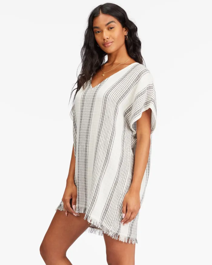 Billabong Walk Away Beach CoverUp Salt Crystal Women Dresses Billabong Walk Away Beach CoverUp Salt Crystal Women Dresses