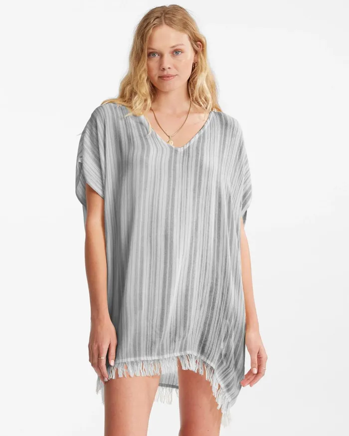 Billabong Walk Away Tunic Top WhiteMulti Women Dresses
