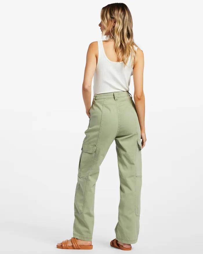 Billabong Wall To Wall Denim Cargo Pants Army Women Denim Billabong Wall To Wall Denim Cargo Pants Army Women Denim