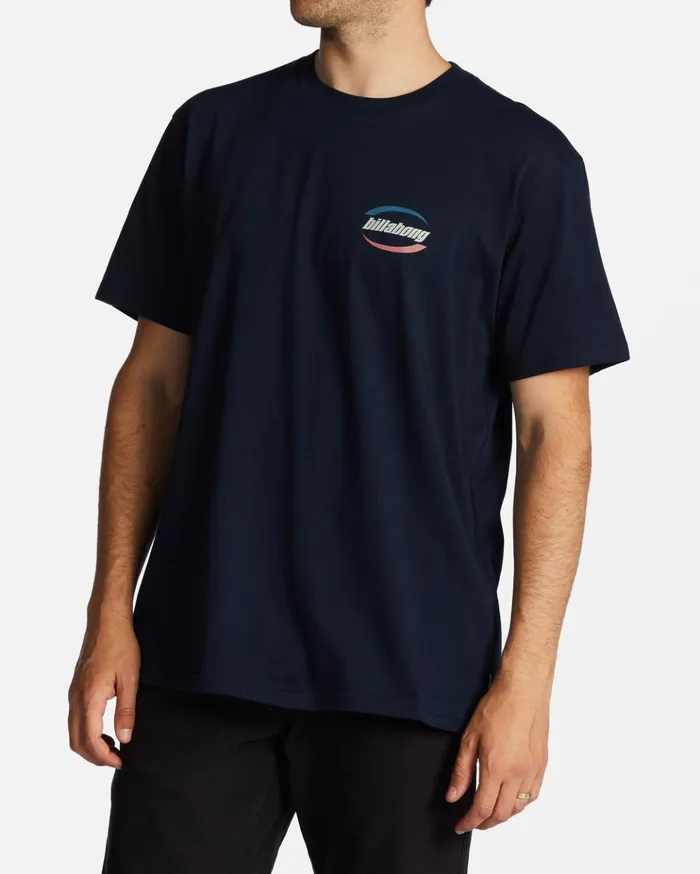 Billabong Walled TShirt Navy Men TShirts