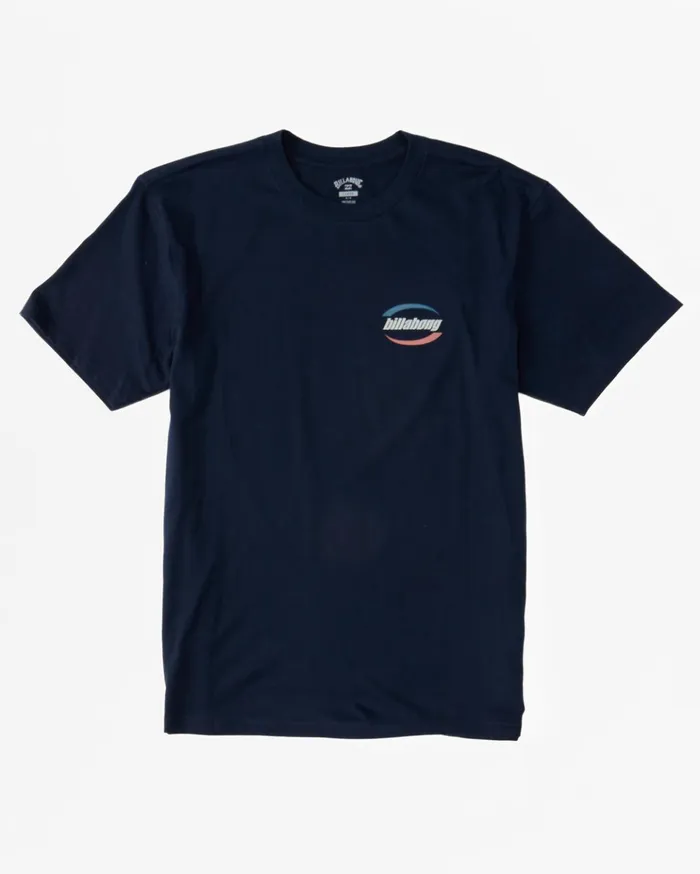 Billabong Walled TShirt Navy Men TShirts Billabong Walled TShirt Navy Men TShirts